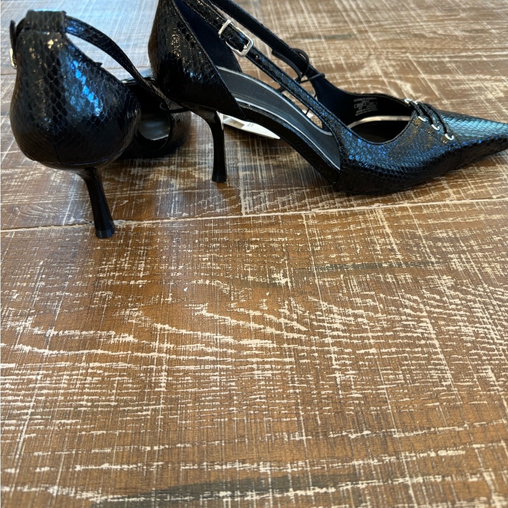 NWT Zara Black heels  Size 6.5 US - Picture 3 of 5